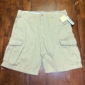 NWT Timberland Cargo Shorts Mens 38 Tan Chinchilla Cotton Outdoor Utility